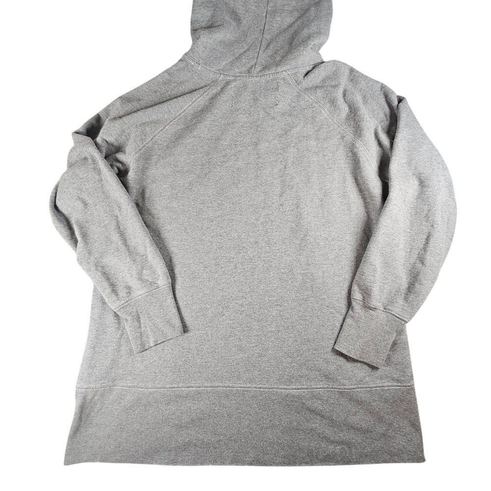Old Navy XXL Womens Gray Hoodie Sweatshirt Pullover Damask graphic Pattern Comfy - Picture 6 of 6